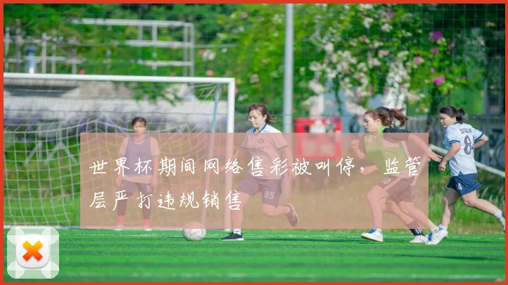 世界杯期间网络售彩被叫停，监管层严打违规销售