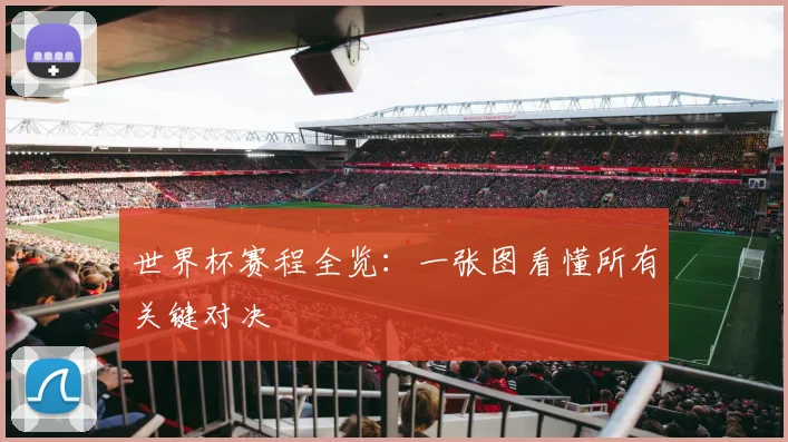 世界杯赛程全览：一张图看懂所有关键对决